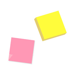 付箋のイラスト