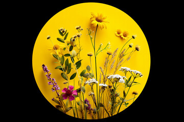 name: wildflower meadow circle