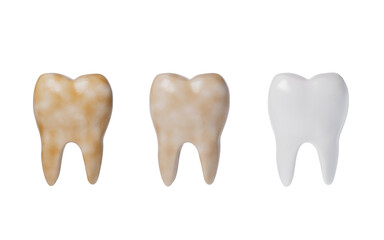 Oral hygiene and dental tooth health concept, 3d rendering.