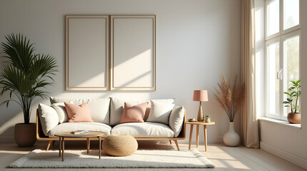 Transform your interiors with spring-inspired decor that integrates natural light, vibrant accents, and sophisticated design principles for modern homes in Photo Stock Concept.