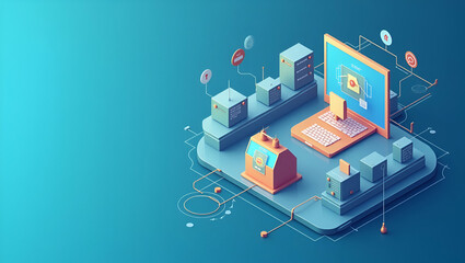 Obraz premium Dynamic Visual Narrative: Seamless Checkout Processes with Streamlined Digital Interfaces, Frictionless Payment Integration & Secure Transaction Workflows for E-commerce Solutions