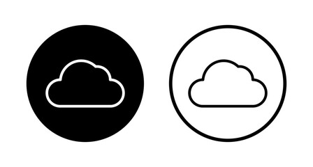 Cloud icon logo design. cloud sign and symbol