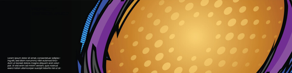 High-energy racing banner vector with vibrant neon colors and dynamic abstract lines. Ideal for gamers, streamers, and e-sports themes.  
