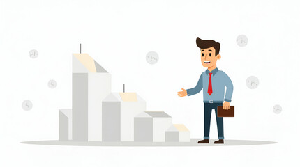 Understanding Geopolitical Instability: A Strategic Evaluation of Political Unrest, Economic Disruptions, and Governance Challenges in a Cute Vector Illustration