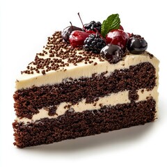 Decadent Chocolate Cake with Cherries: A Sweet Treat