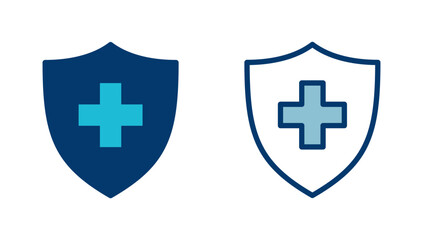 Health insurance icon vector isolated on white background. Insurance health document icon