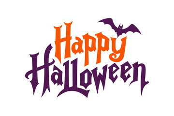 Happy Halloween Lettering Vector Design