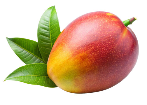 Bush Mango  isolated on white background