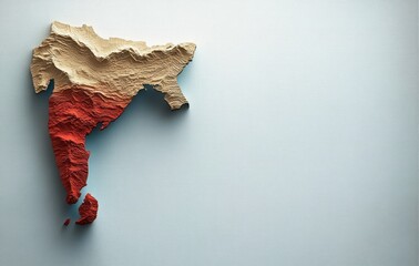 Kerala Election Results Map Digital Art Illustration Minimalist Design