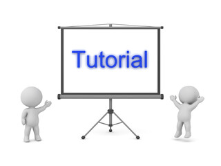 3D Character Showing a Tutorial