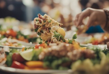 isolado em salada festa peru frango ave assado acompanhado assada fundo transparente gridiron turkey tomatoes temperate cockerel roast thigh cleavage white food dish christmas leg tasty redneck