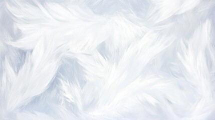 Obraz premium A collection of fluffy white feathers is displayed as a clean, airy background