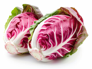 Obraz premium radicchio isolated on white background