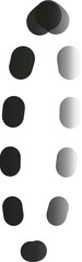Elegant Black Abstract Icons with Glossy Finish – Sophisticated Vector Elements for Premium UI, Branding and Creative Projects