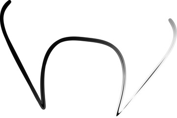 Elegant Black Abstract Icons with Glossy Finish – Sophisticated Vector Elements for Premium UI, Branding and Creative Projects