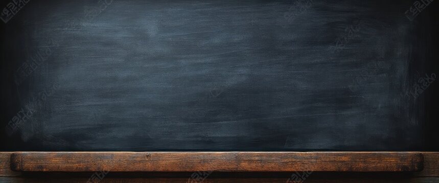 Blackboard Slate Background for School Education Classroom