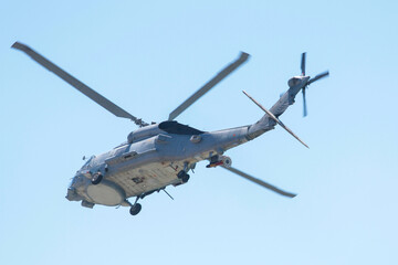 military maneuvers. Infantry, aviation and navy landing
