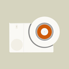 Modern Design Music Player Device Vector Image