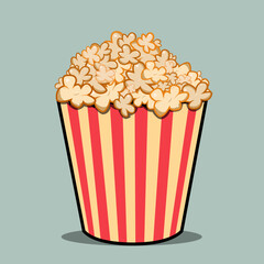 Retro tub of Popcorn