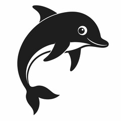 Fototapeta premium dolphin isolated on white