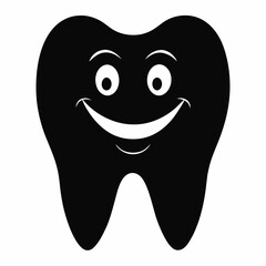 happy tooth cartoon