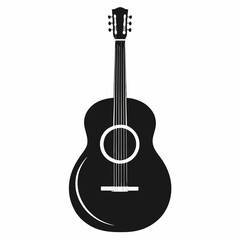 Obraz premium acoustic guitar vector illustration