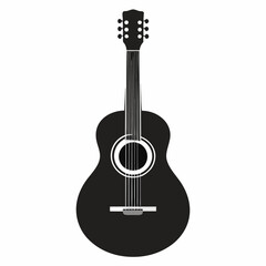 Obraz premium acoustic guitar vector illustration