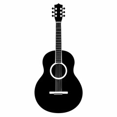 Fototapeta premium acoustic guitar vector illustration