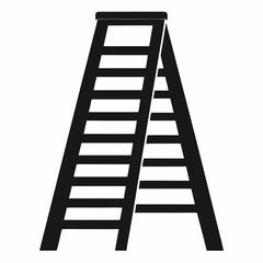 ladder isolated on white