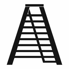 ladder isolated on white
