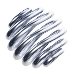 Abstract Silver Spiral Design Background