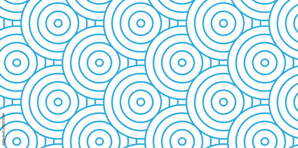 Poster overlapping pattern minimal diamond geometric waves spiral transparent and abstract circle wave line