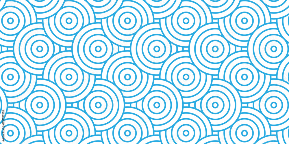 Poster overlapping pattern minimal diamond geometric waves spiral transparent and abstract circle wave line
