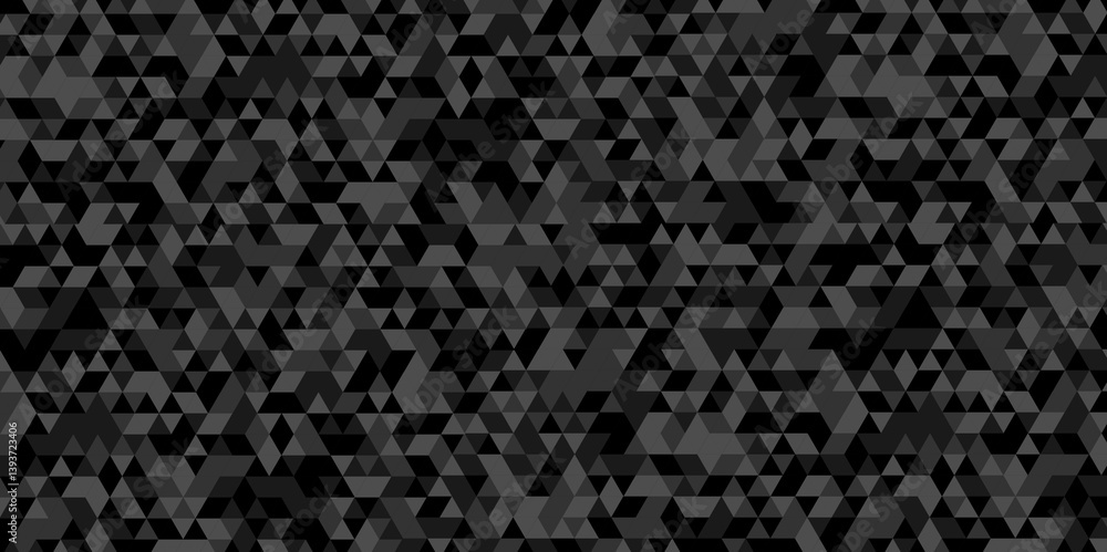Poster vector black and gray polygon mosaic triangle overlap texture background. black and gray overlapping