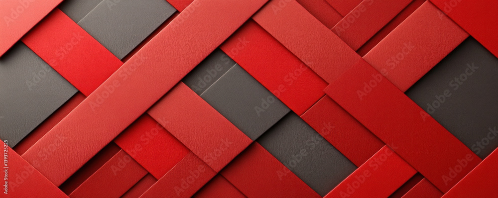Poster a red and black striped background with a red and black pattern. the red and black stripes are overl