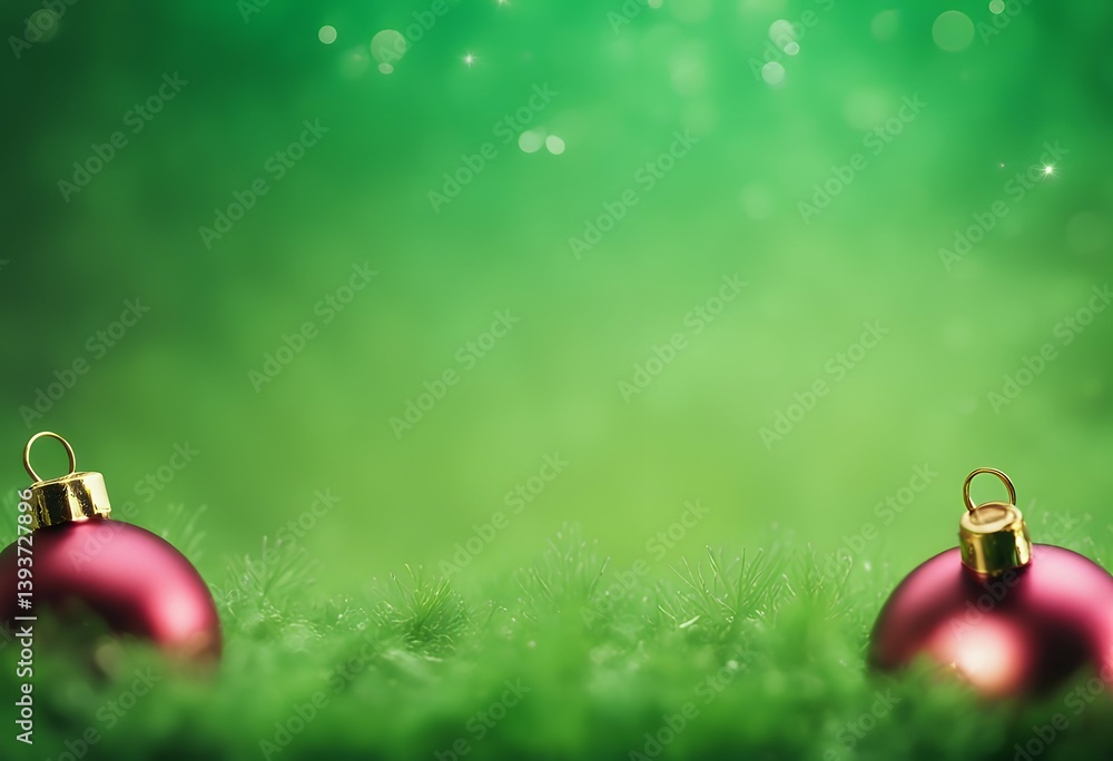 Poster green copy gradient background christmas spring space beautiful advent banner promotion digital desi