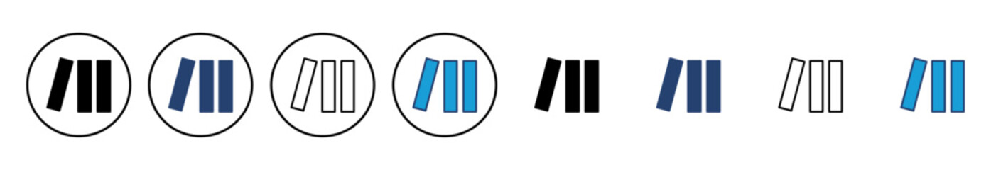 Library icon vector. education icon vector