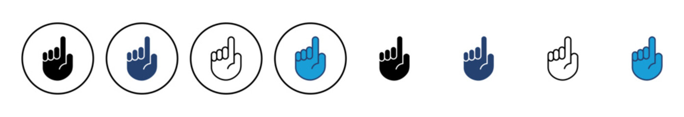 Obraz premium Hand icon vector. hand vector icon, palm