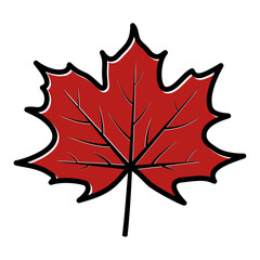 red maple leaf icon