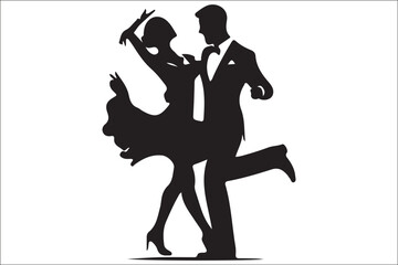 Heartfelt Moments: Romantic Couple Vector Art.