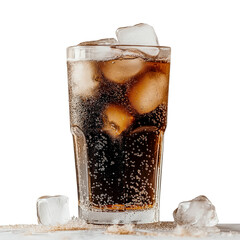 cola with ice