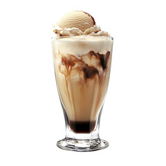 ice cream in glass