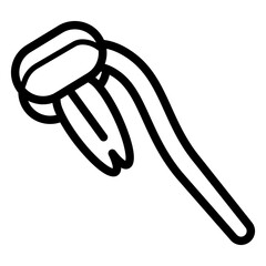 icon of bean sprouts, commonly used in stir fry soups or Thai-style dishes.