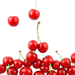 Red Cherry 3D Claymorphism