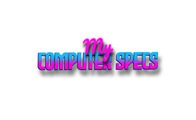My Computer Specs | Stream Panel Overlay | Retrowave Synthwave Overlay 