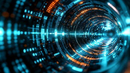 Digital tunnel, swirling code