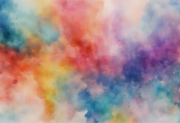 painting watercolor art multicolored rainbow background abstract illustration pigment texture colorful explosion generative textured swirl design colours ai grunge waving many-coloured colourful