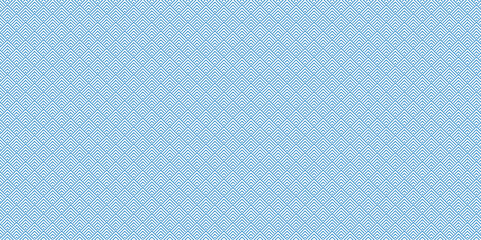 Abstract overlapping vector abstract Pattern wave lines fabric blue square line background. seamless fabric geomatics overlapping create retro line pattern.	
