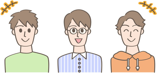 友達同士で談笑する様子