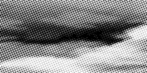 Distressed Halftone Dot Texture on White &ndash; Vintage Grunge Overlay, Pop Art Comic Pattern for Backgrounds or Print Projects